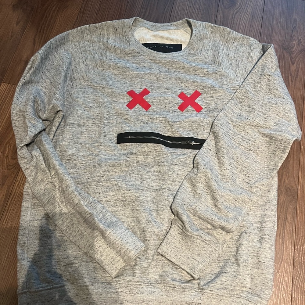 marc jacobs men grey sweater size xxl